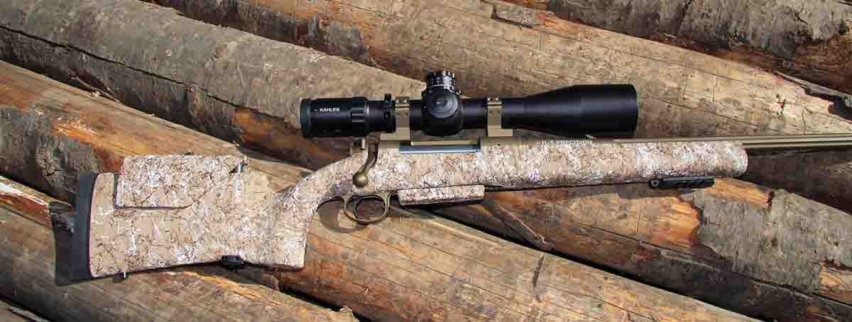 The H-S Precision rifle included a 26-inch, fluted, magnum contour barrel.